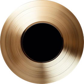 Music Gold Award disk
