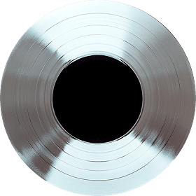 Music Platinum Award disk