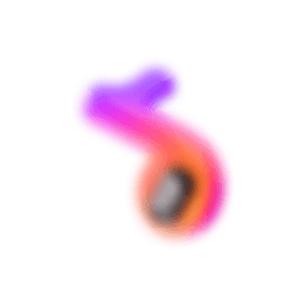 Floating music note